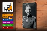 Blechschild Portrait 20x30cm Kaiser Friedrich Wilhelm 1859