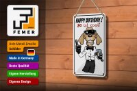 Blechschild Spruch 12x18cm Happy Birthday 30 is cool