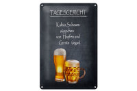 Blechschild Bier 20x30cm Tagesgericht...