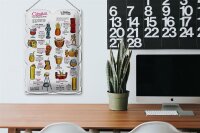Blechschild Alkohol 20x30cm Cocktail lounge cannibal room