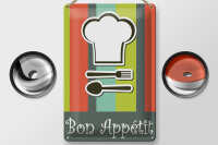Blechschild Essen 20x30cm bon Appetit Restaurant