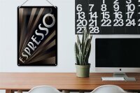 Blechschild Spruch 20x30cm Espresso Kaffee
