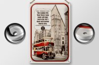 Blechschild Spruch 20x30cm London City Tour 1931-1962