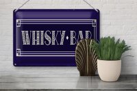 Blechschild 30x20cm Whisky Bar