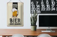 Blechschild 20x30cm Regel Nummer eins Bier geht immer