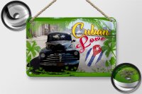 Blechschild Cuba 18x12cm Love Auto Fingerabdruck