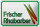 Blechschild Hinweis 18x12cm frische Rhabarber Hofladen