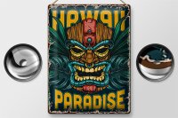 Blechschild Retro 30x40cm Hawaii Paradise