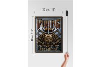 Blechschild Wikinger 30x40cm Scandinavian Viking