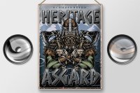 Blechschild Wikinger 30x40cm Heritage Asgard Scandinavian