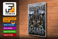 Blechschild Wikinger 30x40cm Heritage Asgard Scandinavian