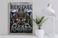 Blechschild Wikinger 30x40cm Heritage Asgard Scandinavian