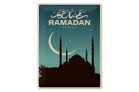 Blechschild Ramadan 30x40cm Kareem Schild
