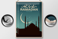Blechschild Ramadan 30x40cm Kareem Schild