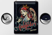 Blechschild Pinup 30x40cm Tattoo Los Angeles
