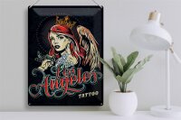 Blechschild Pinup 30x40cm Tattoo Los Angeles