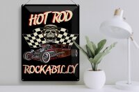 Blechschild Auto 30x40cm hot rod rockabilly