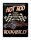 Blechschild Auto 30x40cm hot rod rockabilly
