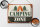 Blechschild Camping 40x30cm Camping Zone