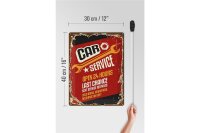Blechschild Retro 30x40cm Car Service open 24 hours Auto
