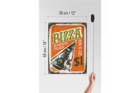 Blechschild Retro 30x40cm Pizza best in town