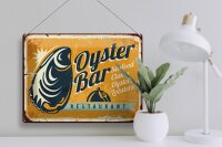 Blechschild Retro 40x30cm Oyster Bar Seafood Restaurant