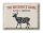 Blechschild Reh 40x30cm cuts of Venison Metzgerei