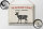 Blechschild Reh 40x30cm cuts of Venison Metzgerei