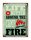 Blechschild Retro 30x40cm Camping campfire life is better
