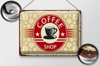 Blechschild Retro 40x30cm Kaffee Coffee Shop