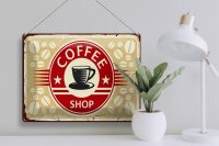 Blechschild Retro 40x30cm Kaffee Coffee Shop