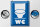 Blechschild Hinweis 30x40cm WC Piktogramm Toilette