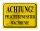 Blechschild Hinweis 40x30cm Achtung Wachhund pflichtbewusst