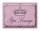 Blechschild Hinweis 40x30cm Pipi Lounge Toilette Krone rosa