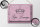 Blechschild Hinweis 40x30cm Pipi Lounge Toilette Krone rosa