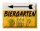 Blechschild 40x30cm Biergarten links Bier Schild