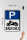 Blechschild Parken 30x40cm Biker only Motorrad