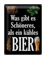 Blechschild Spruch 30x40cm was schöneres als kühles Bier