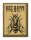 Blechschild Hinweis 30x40cm Bee happy  Biene Honig Imkerei