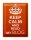 Blechschild Spruch 30x40cm Keep Calm and read my block