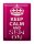 Blechschild Spruch 30x40cm Keep Calm and sew on