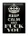 Blechschild Spruch 30x40cm Keep Calm and fuck you