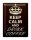 Blechschild Spruch 30x40cm Keep Calm and drink Coffee