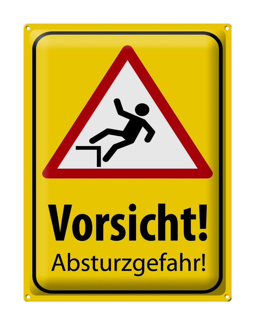 Schild Vorsicht Quetschgefahr! - Schilderbruder