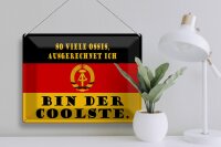 Blechschild Spruch 40x30cm so viele Ossis bin der coolste