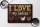 Blechschild Spruch 40x30cm Hühner i love my ladies