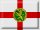 Blechschild Flagge Alderneys 40x30cm Flag of Alderney