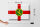 Blechschild Flagge Alderneys 40x30cm Flag of Alderney