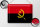 Blechschild Flagge Angolas 40x30cm Flag of Angola