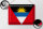 Blechschild Flagge Antigua und Barbuda 40x30cm Flag